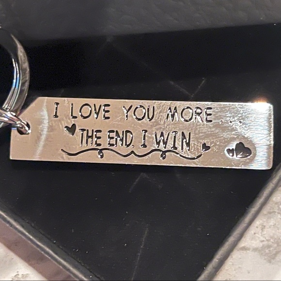 Nordic Runes ❤️ I Love You More The End I Win Keychain - Picture 10 of 10